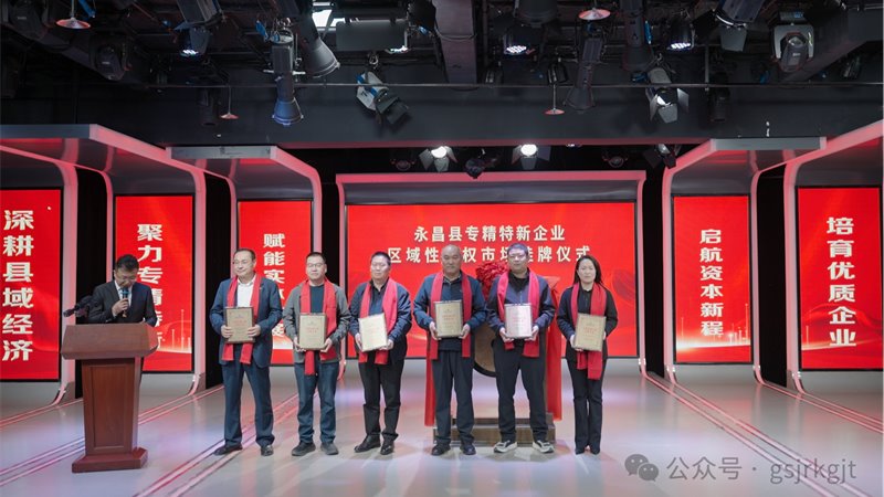 深耕縣域經(jīng)濟 共筑產(chǎn)業(yè)高地—永昌縣首批企業(yè)在“專精特新”專板成功掛牌